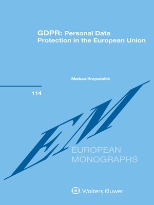 cover image of GDPR